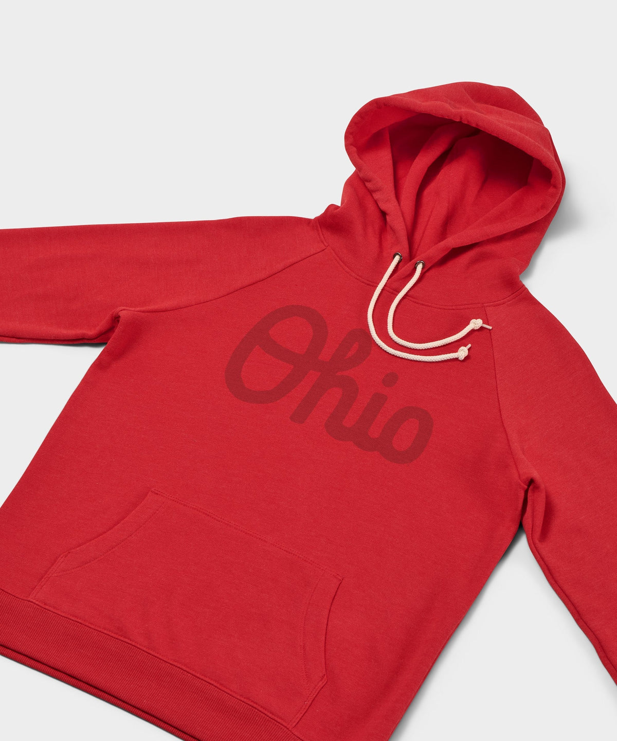 Women's Script Ohio All Scarlet Hoodie