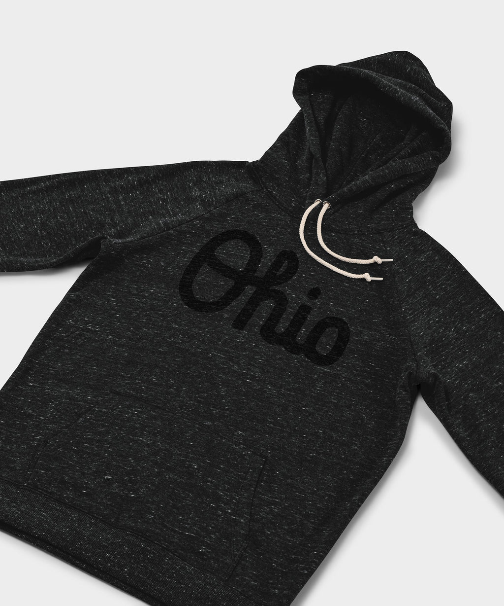 Women's Script Ohio Blackout Hoodie