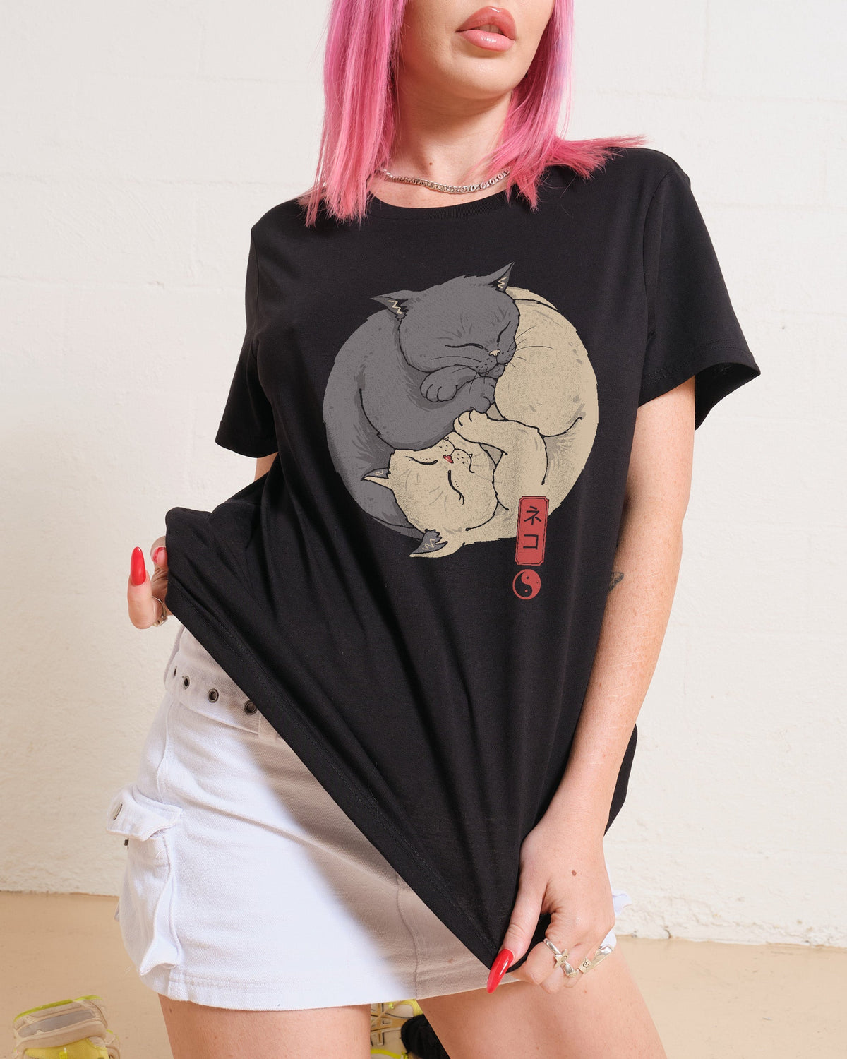 Yin Yang Cats Women's Tee Unisex