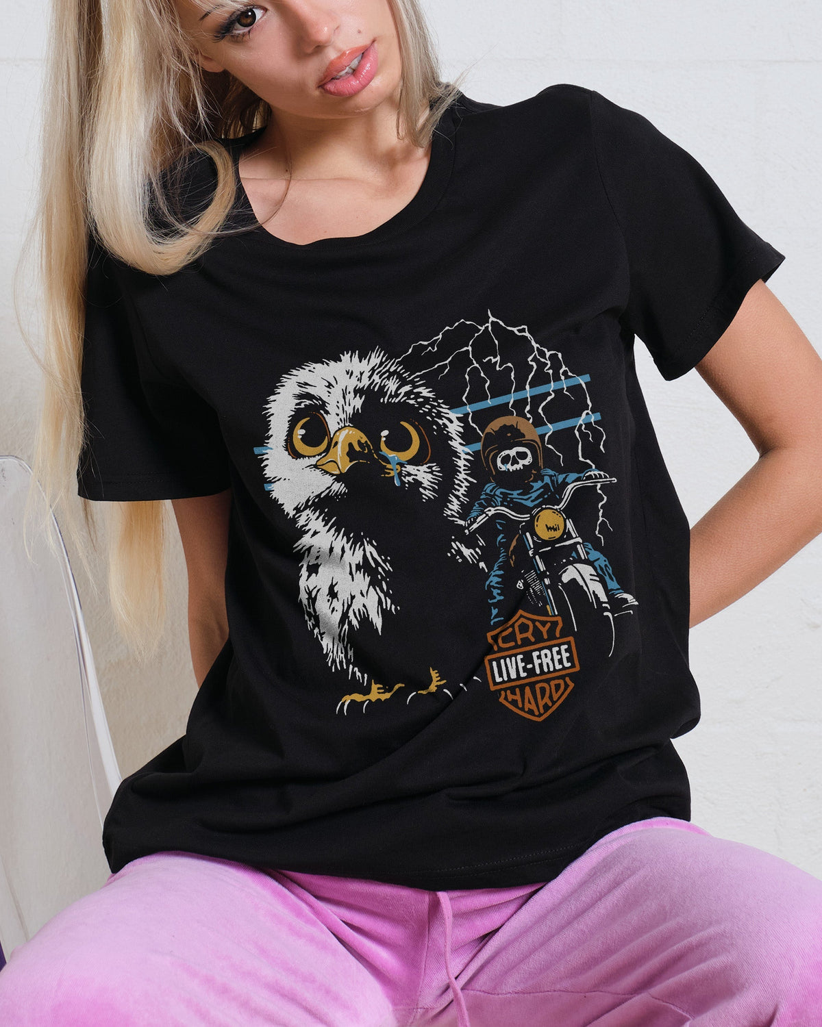 Live Free Cry Hard Women's Tee Unisex