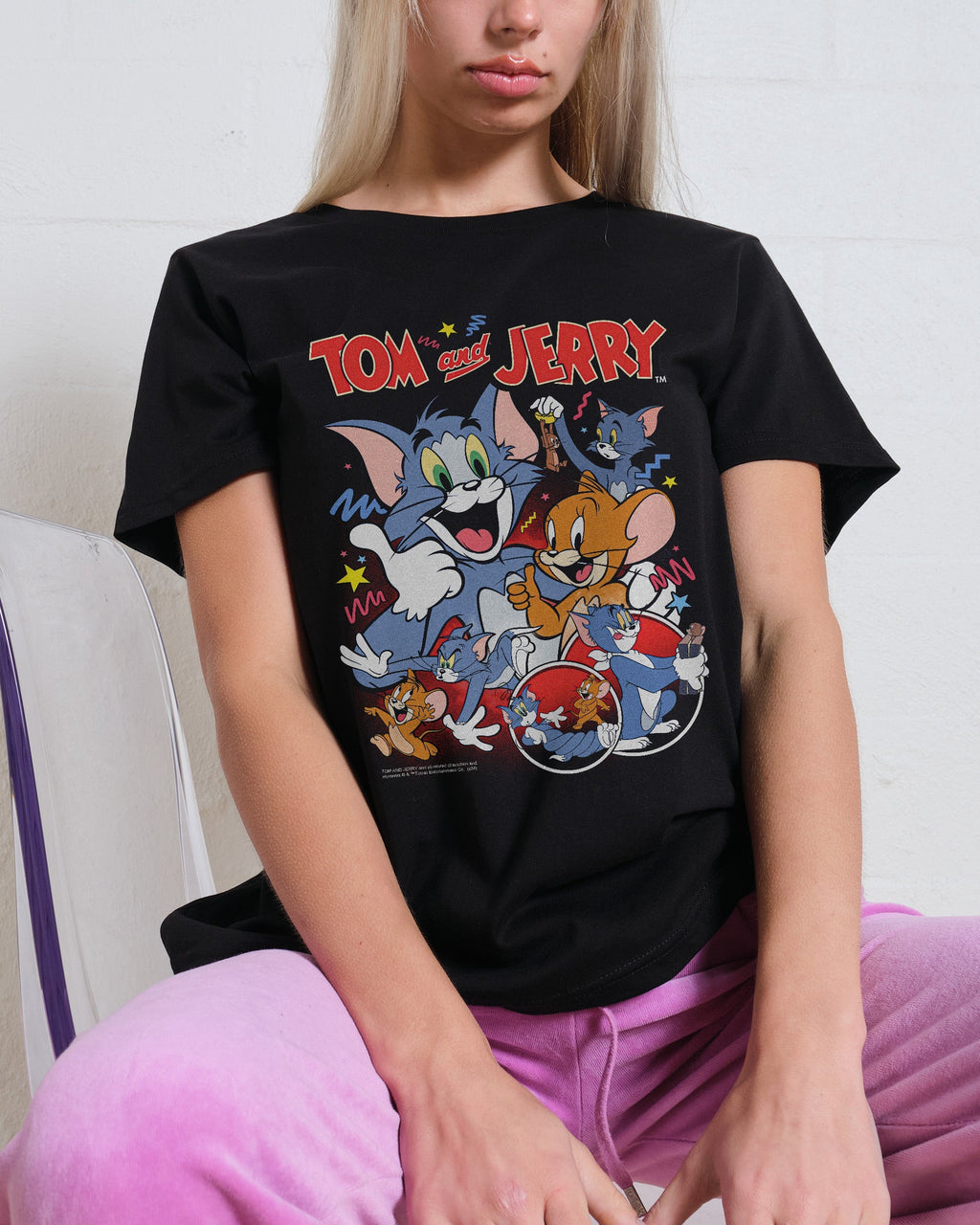 Tom and Jerry Vintage Women's Tee Unisex