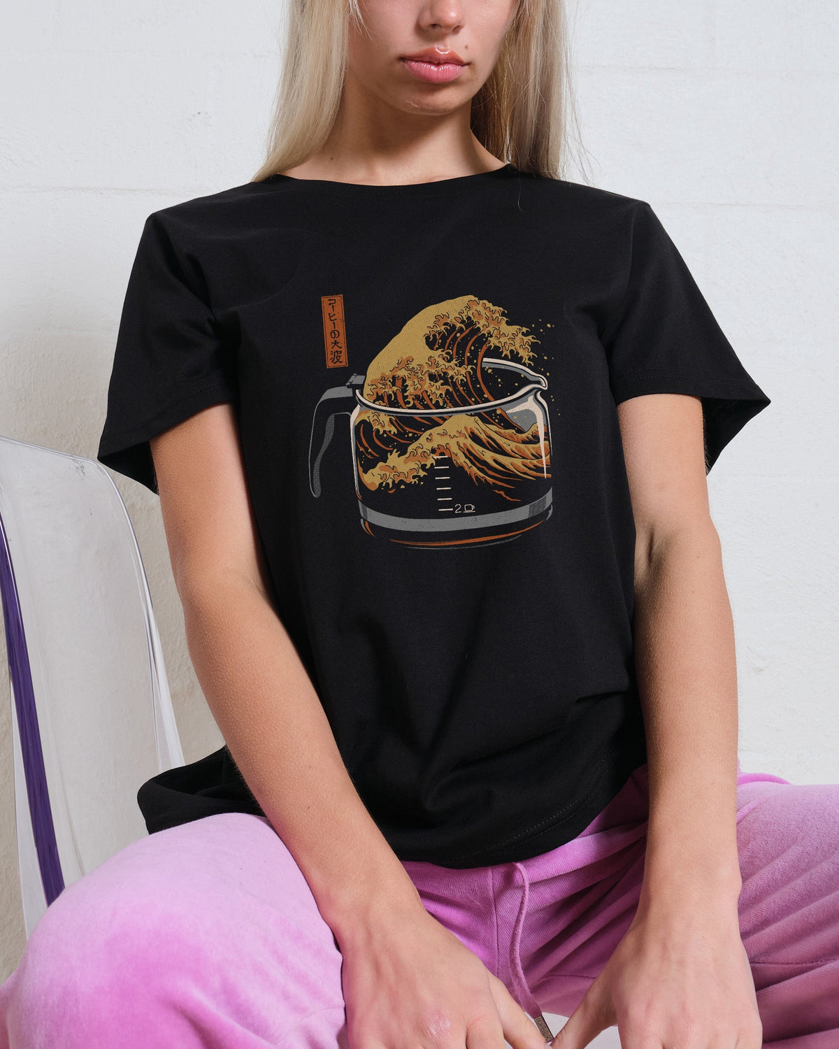 The Great Wave of Coffee Women's Tee Unisex