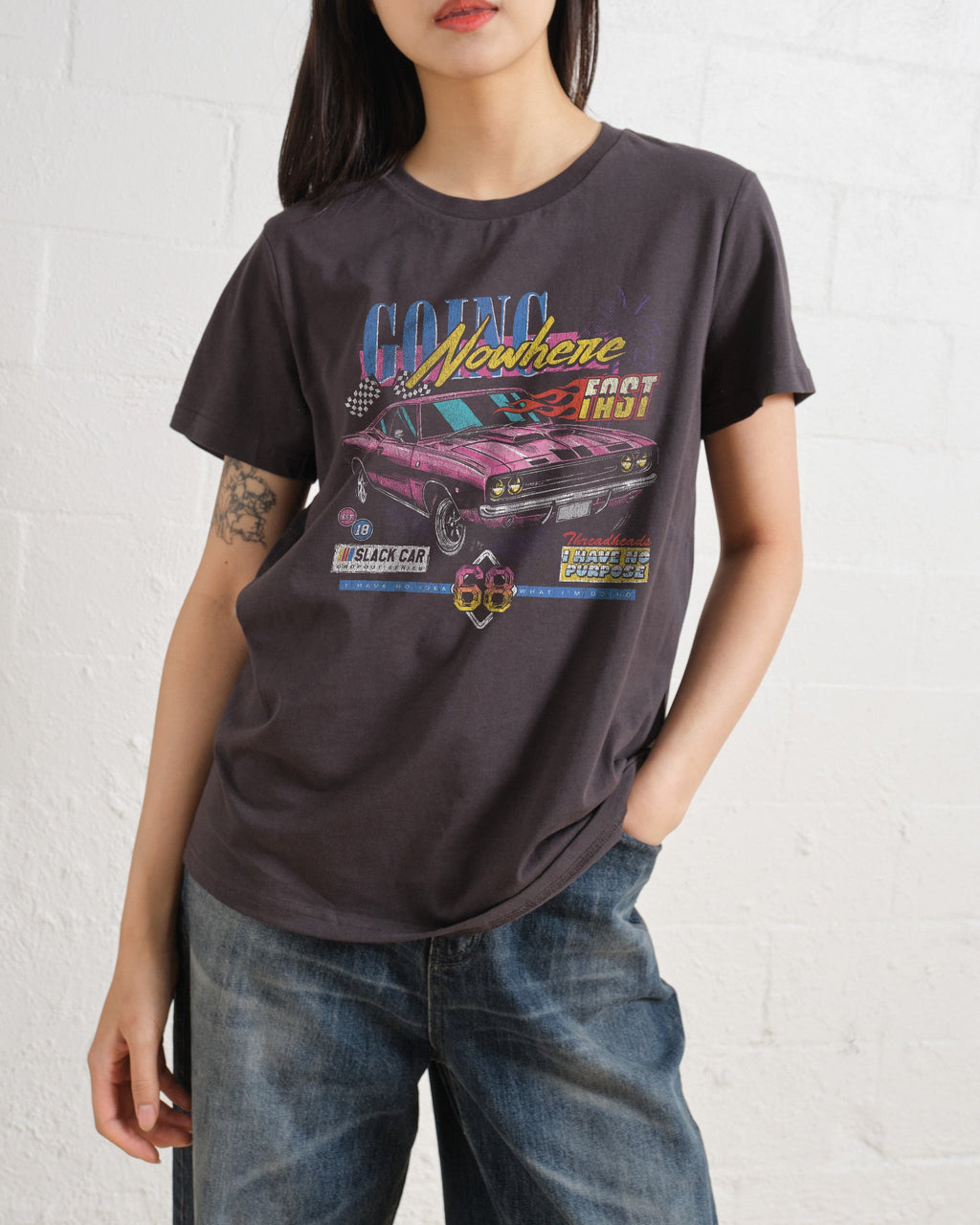Going Nowhere Fast Women's Tee Unisex