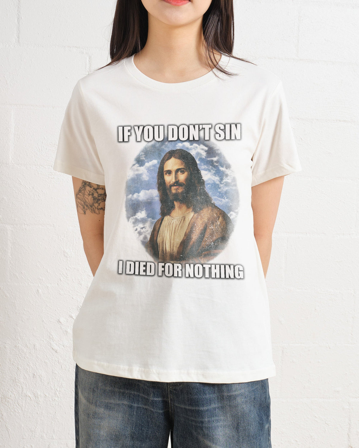 If You Don't Sin Jesus Women's Tee Unisex