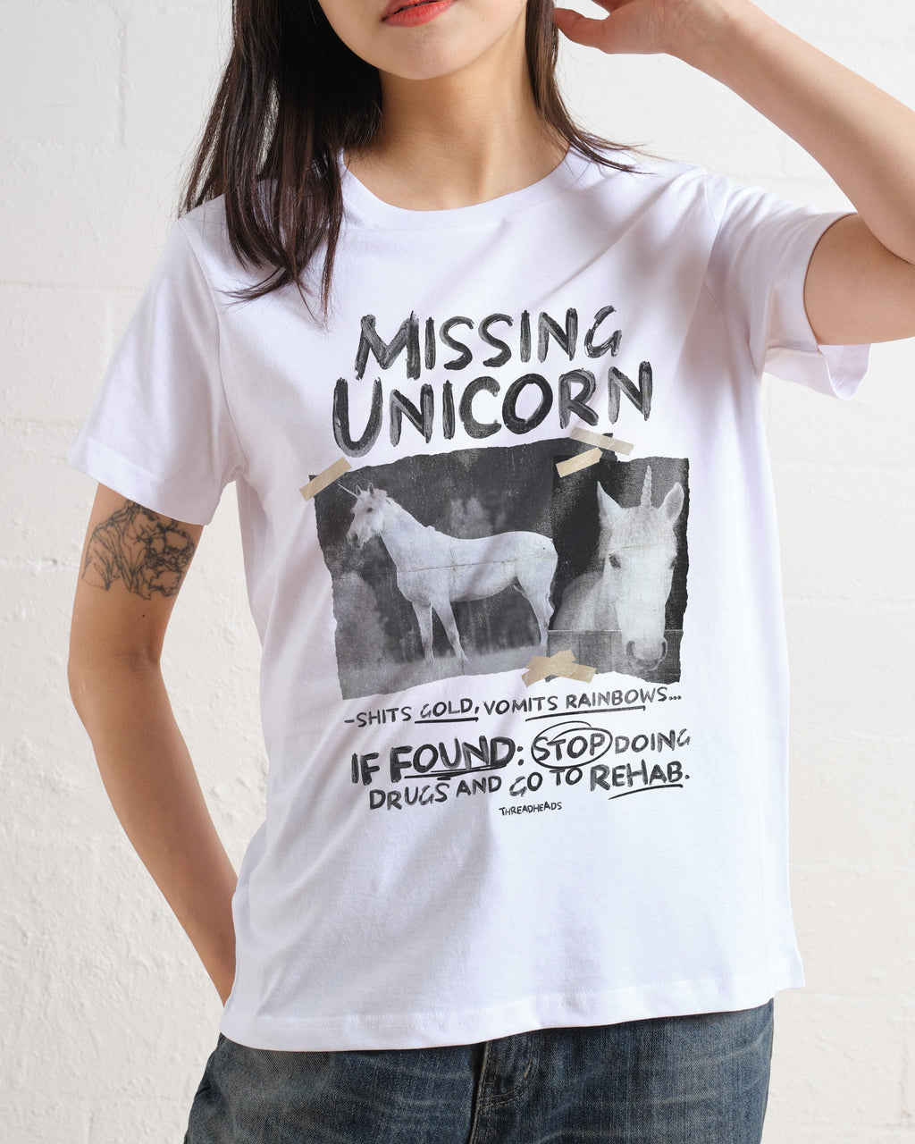 Missing Unicorn Women's Tee Unisex