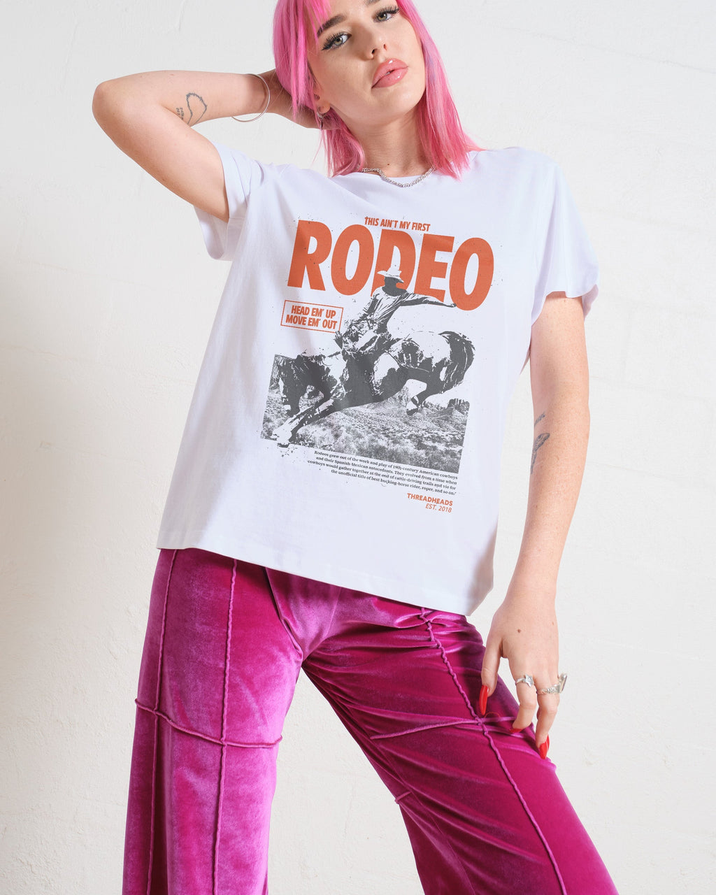 Ain't My First Rodeo Women's Tee Unisex