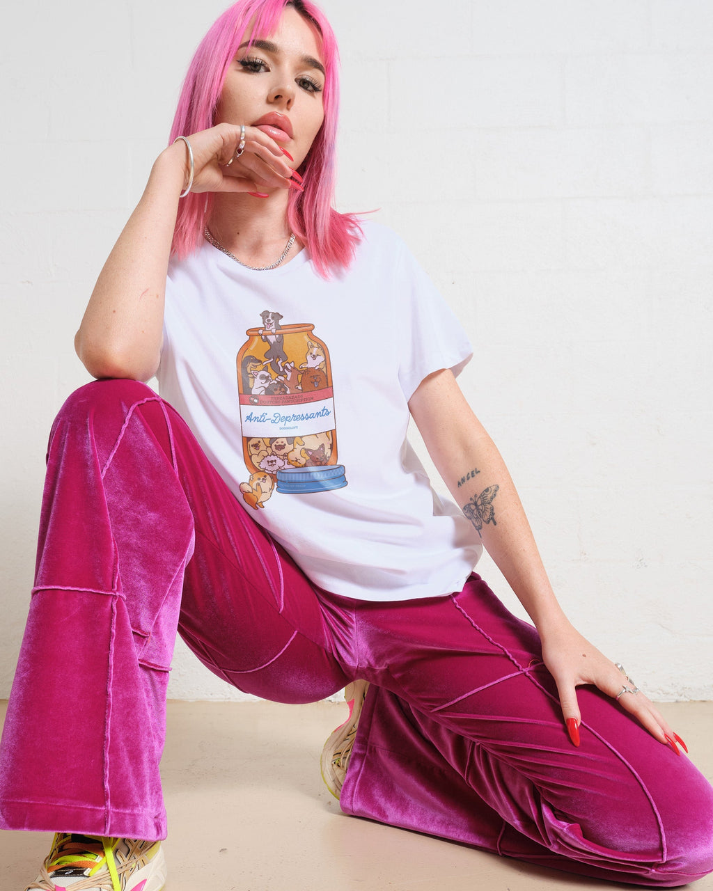 Anti-Depressants Dog Edition Women's Tee Unisex