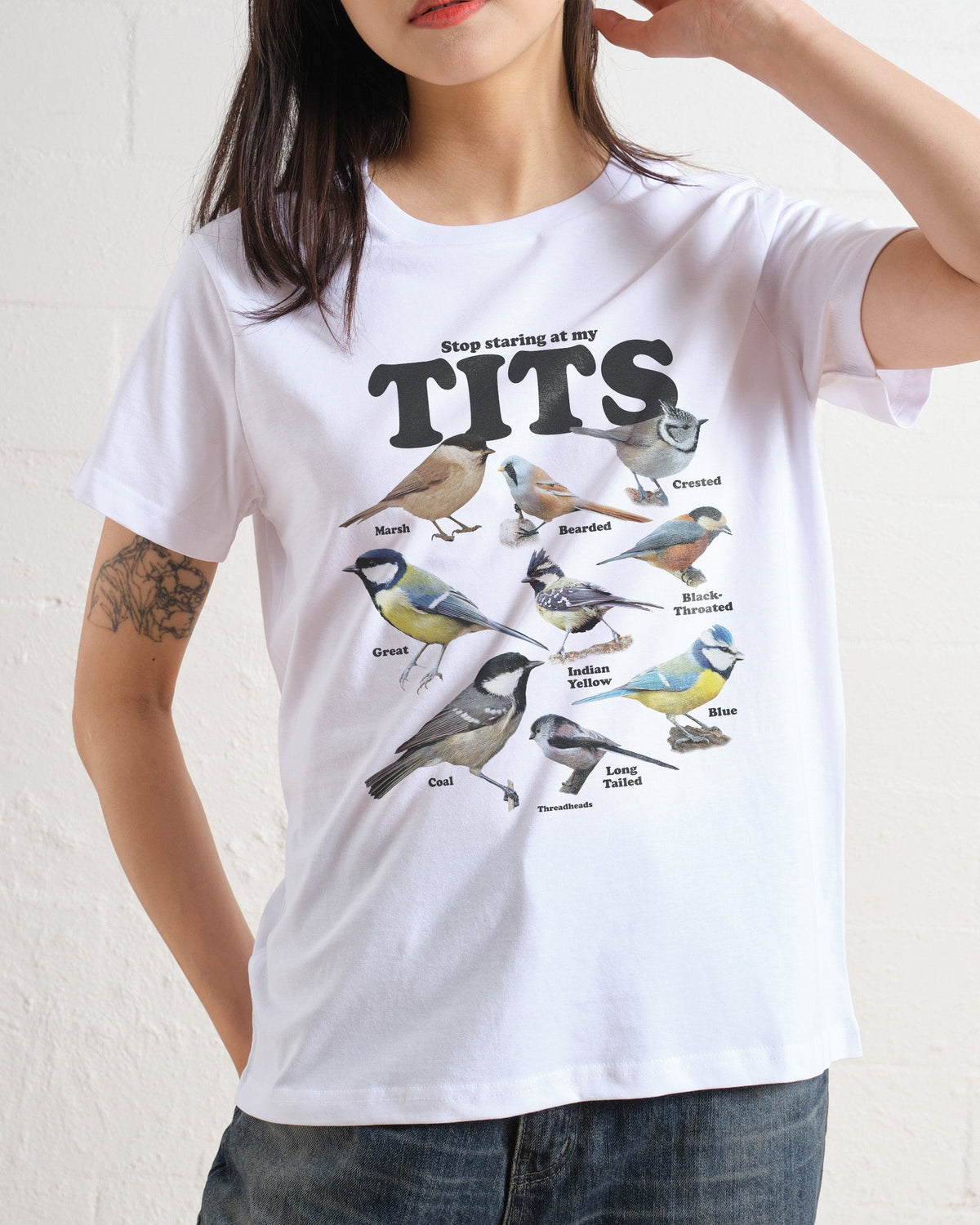 Stop Staring At My Tits Women's Tee Unisex