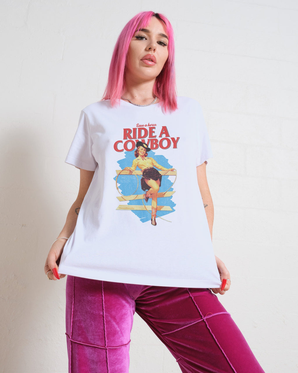 Save a Horse, Ride a Cowboy Women's Tee Unisex