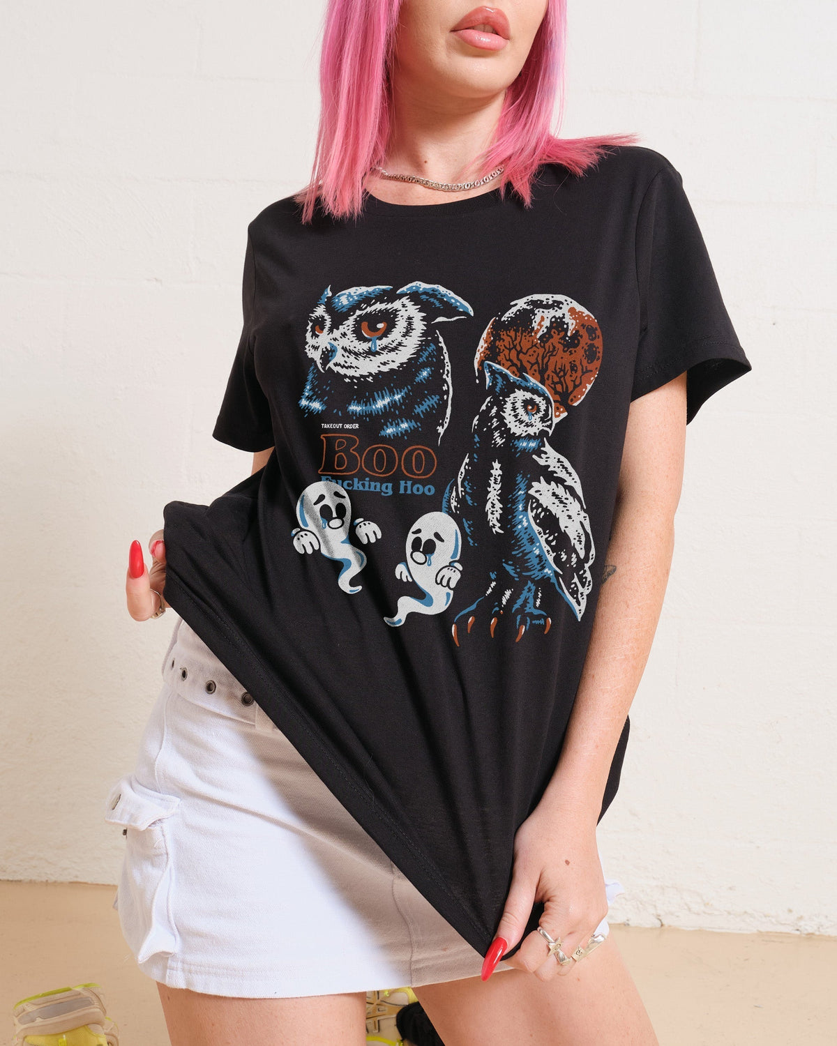 Boo Hoo Women's Tee Unisex