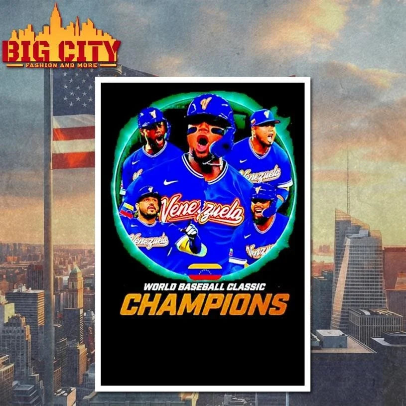 World Baseball Classic Champions 2026 Venezuela baseball T Shirt Unisex