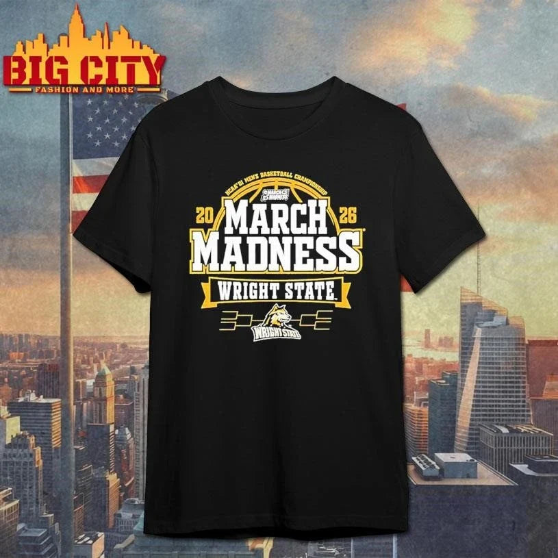 Wright State Raiders 2026 Men’s Basketball March Madness Bound Shirt Unisex
