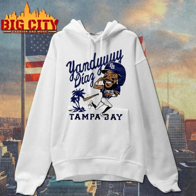 Yandy Diaz Tampa Bay Rays Baseball Player Caricature Funny Art Shirt Unisex