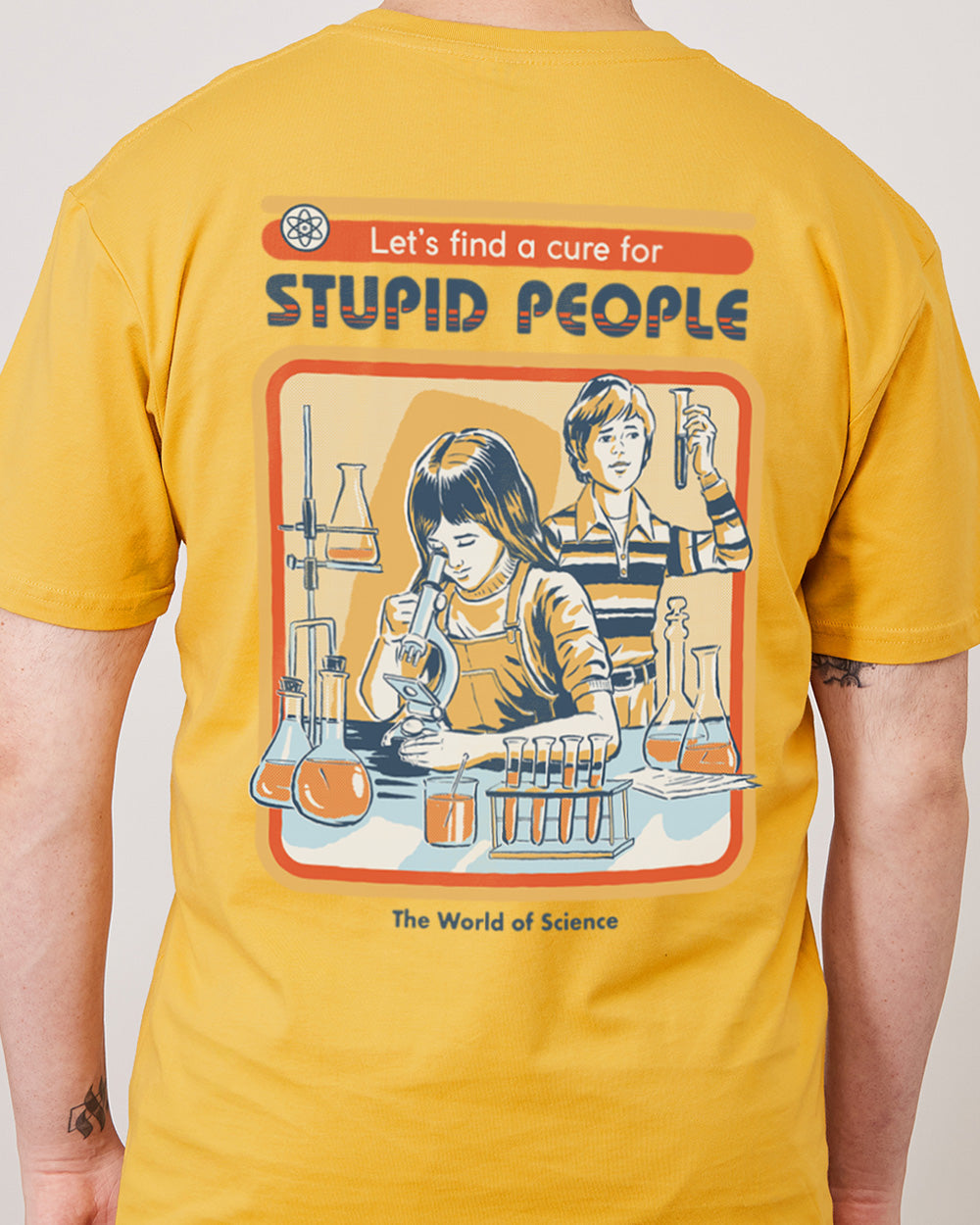 Let's Find a Cure for Stupid People Front and Back Unisex