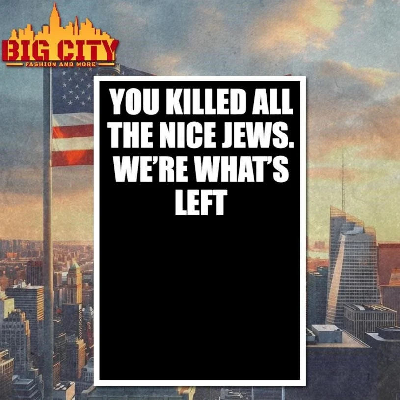 You Killed All The Nice Jews We’re What’s Left Minimalist Shirt Unisex