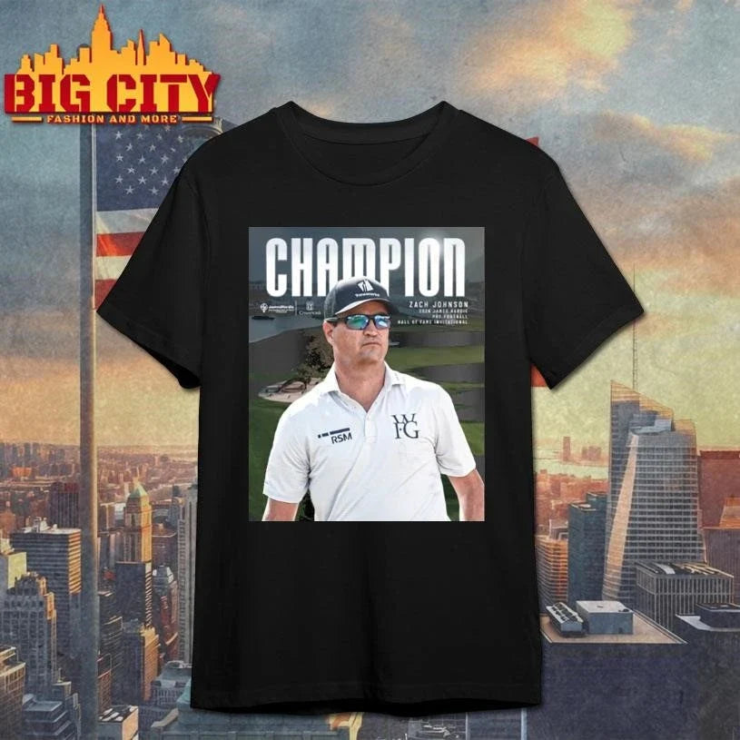 Zach Johnson James Hardie Pro Football Hall Of Fame Invitational Champions Pga Tour Shirt Unisex