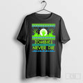 Zombies Never Die Ugly Christmas Sweat Shirt Unisex
