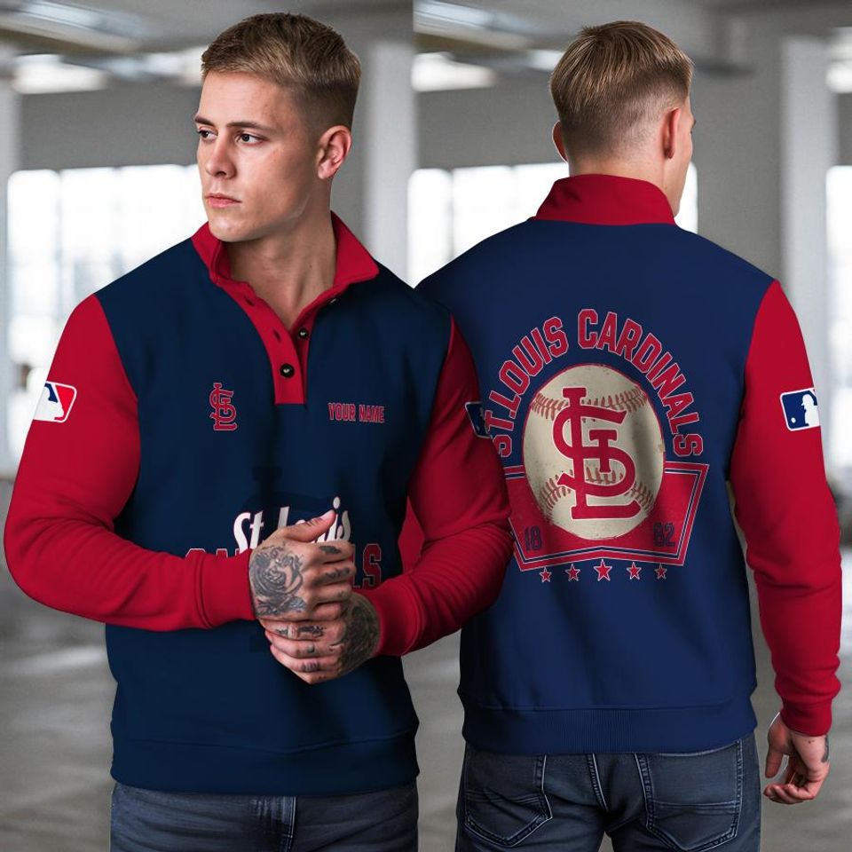 St. Louis Cardinals New Collection Casual Stand Collar Unisex
