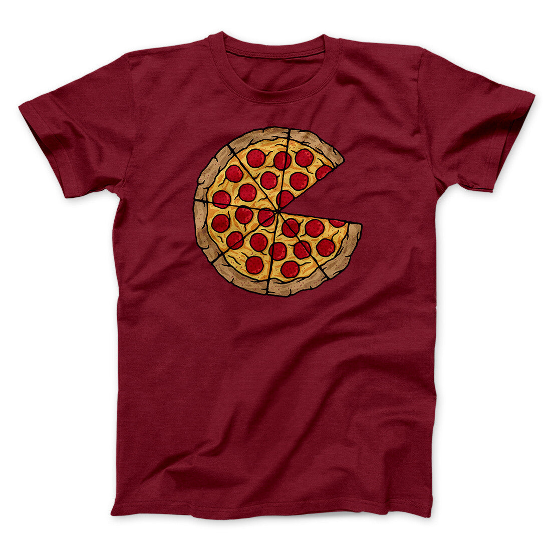 Pizza Slice Couple's Shirt Men/Unisex T-Shirt Style001 Hoodie, Sweatshirt | Teenookco.com (Image 2)