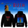 RUSH “Fifty Something Tour” 2026 Signed Hoodie – Black