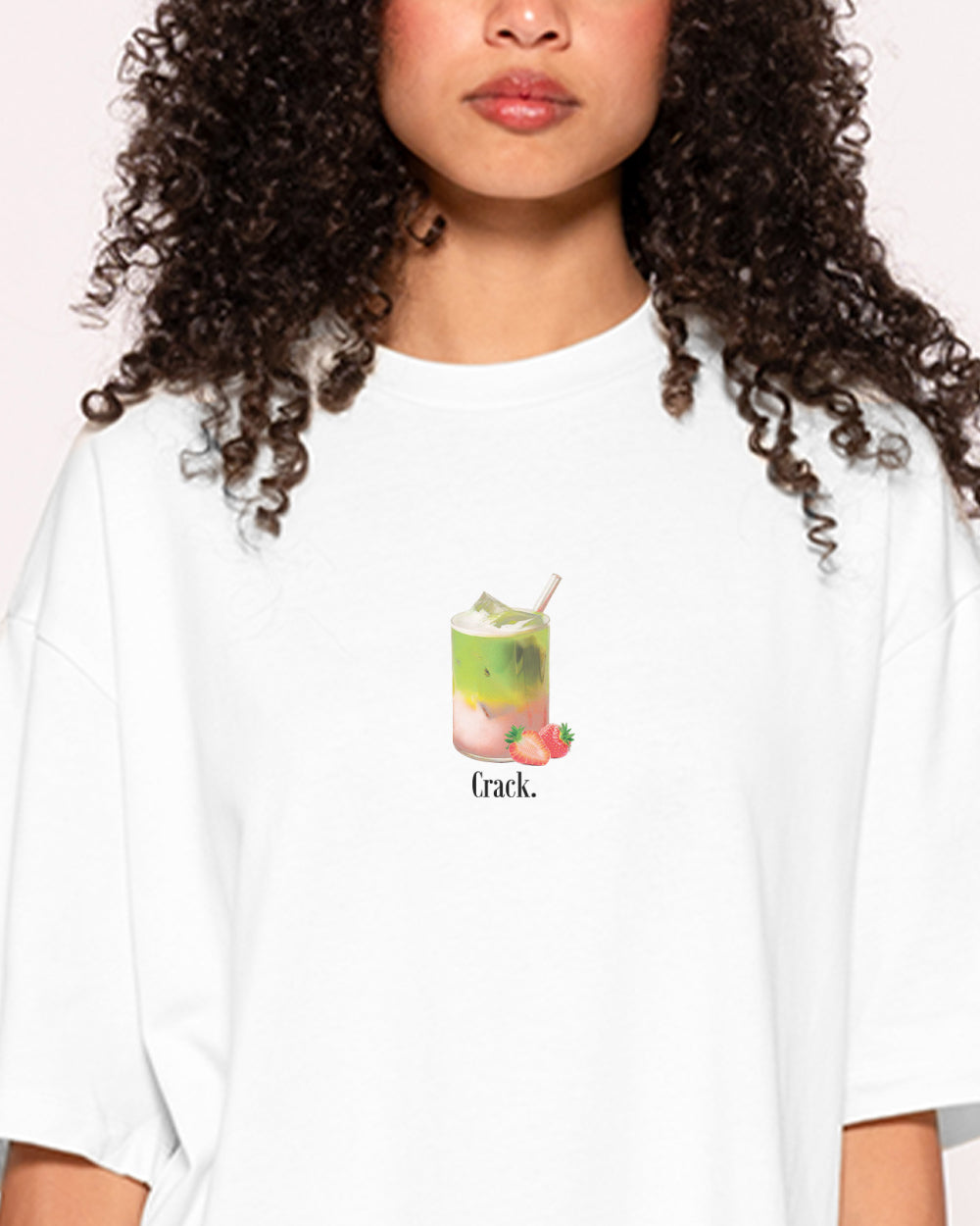 Matcha Crack Oversized Tee Unisex