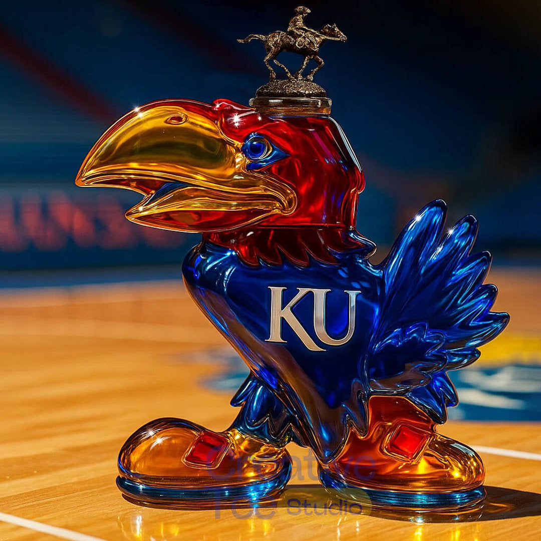 Kansas Jayhawks Limited Edition Whiskey Bottle