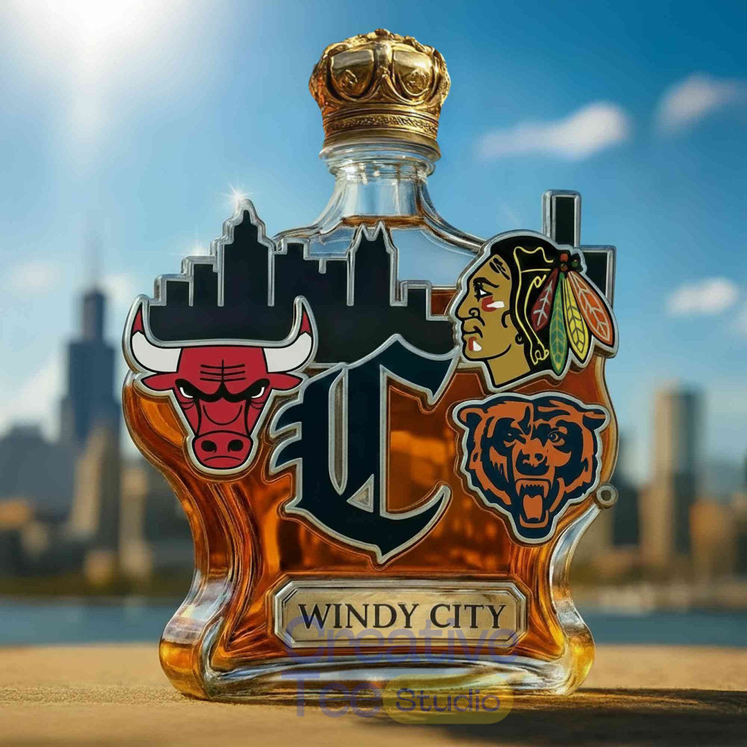 Chicago Sport Teams ‘Windy City’ Limited Edition Whiskey Bottle
