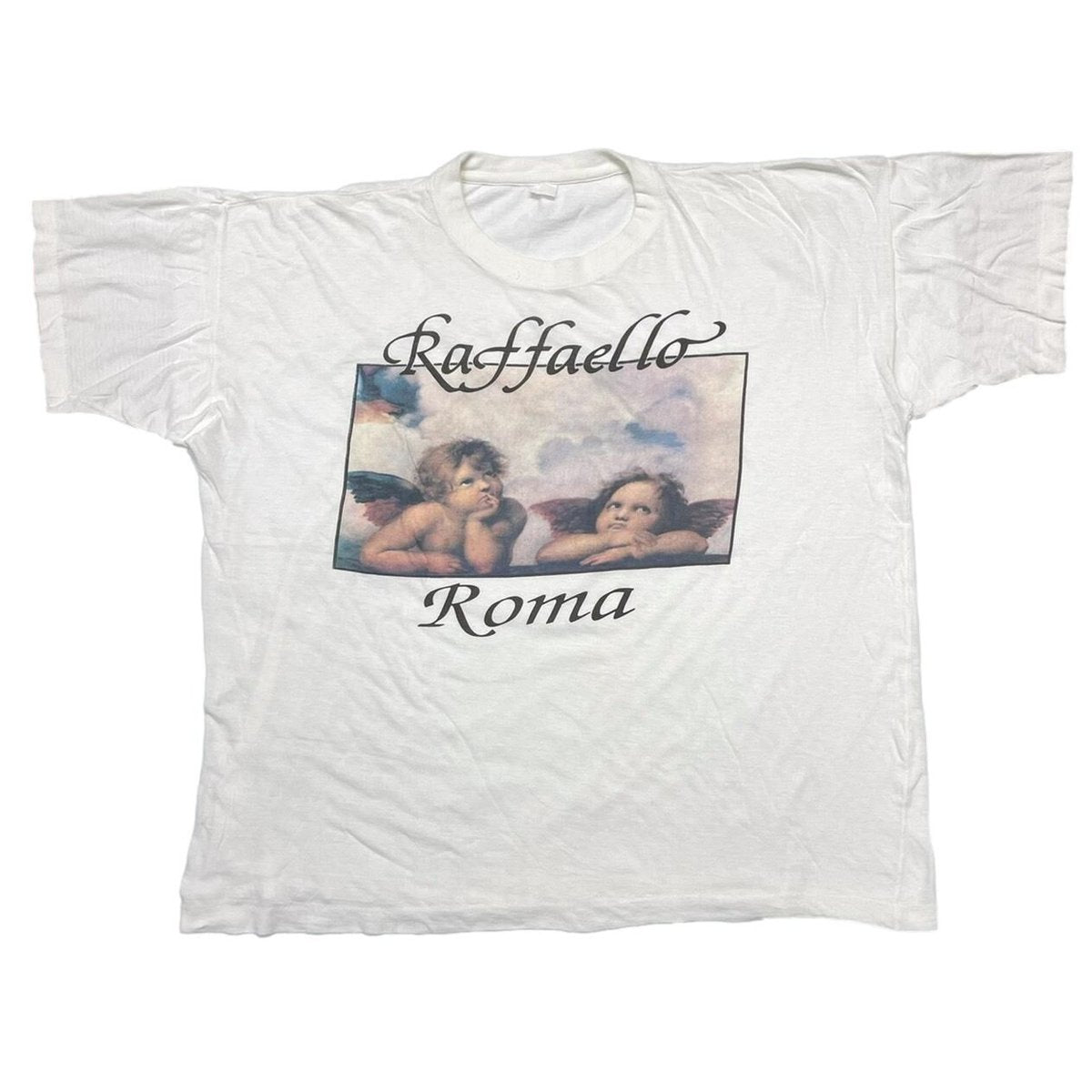 Raffaello ROMA ANGEL TEE WHITE FITS XL 8475