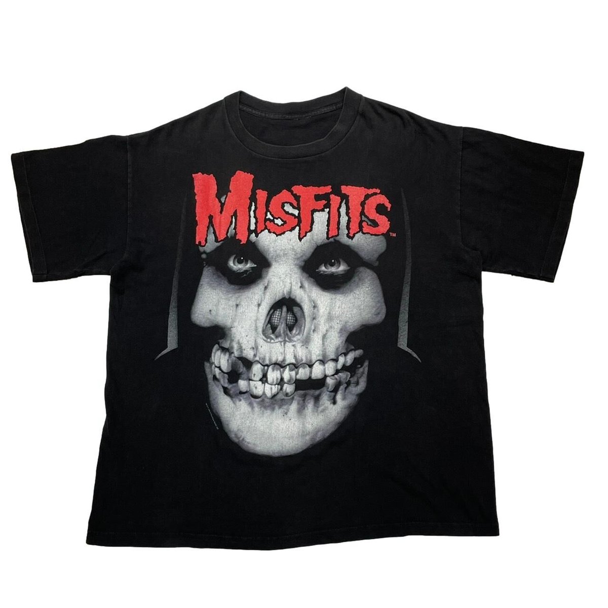 MISFITS SKULL DOUBLESIDE TEE FITS LIKE XL 9611