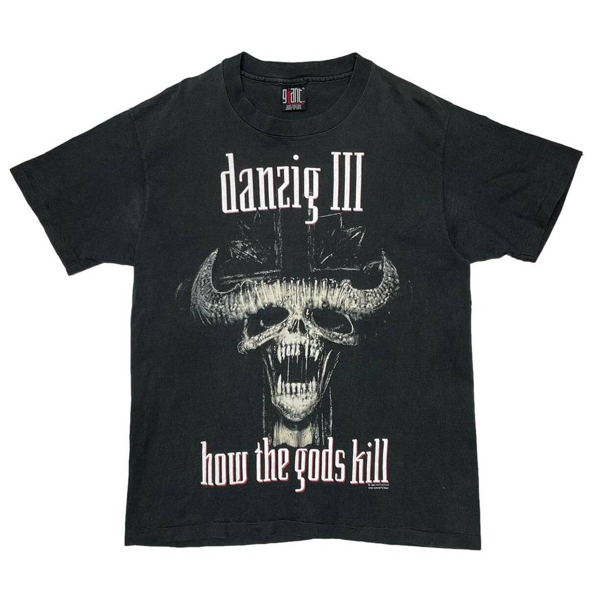 DANZIG 1992 HOW THE GODS KILL DIRTY BLACK SUMMER GIANT XL 3660