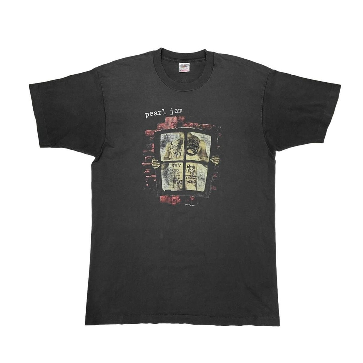 PEARL JAM WINDOW PANE TEE FRUIT OF THE LOOM XL 8353