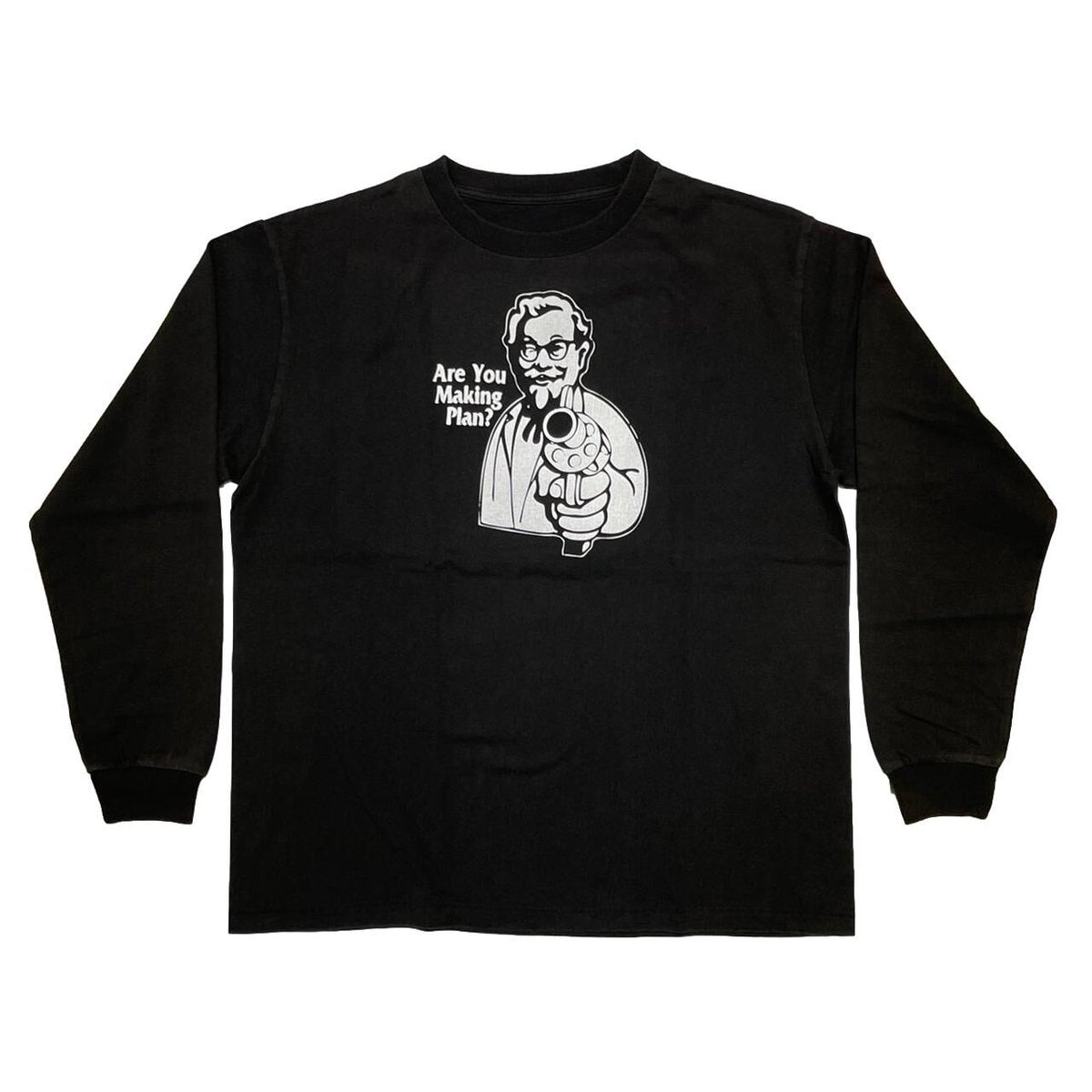 greatLAnd ORIGINAL Christmas Limited CAPITALISM SANTA Tee L/S BLACK