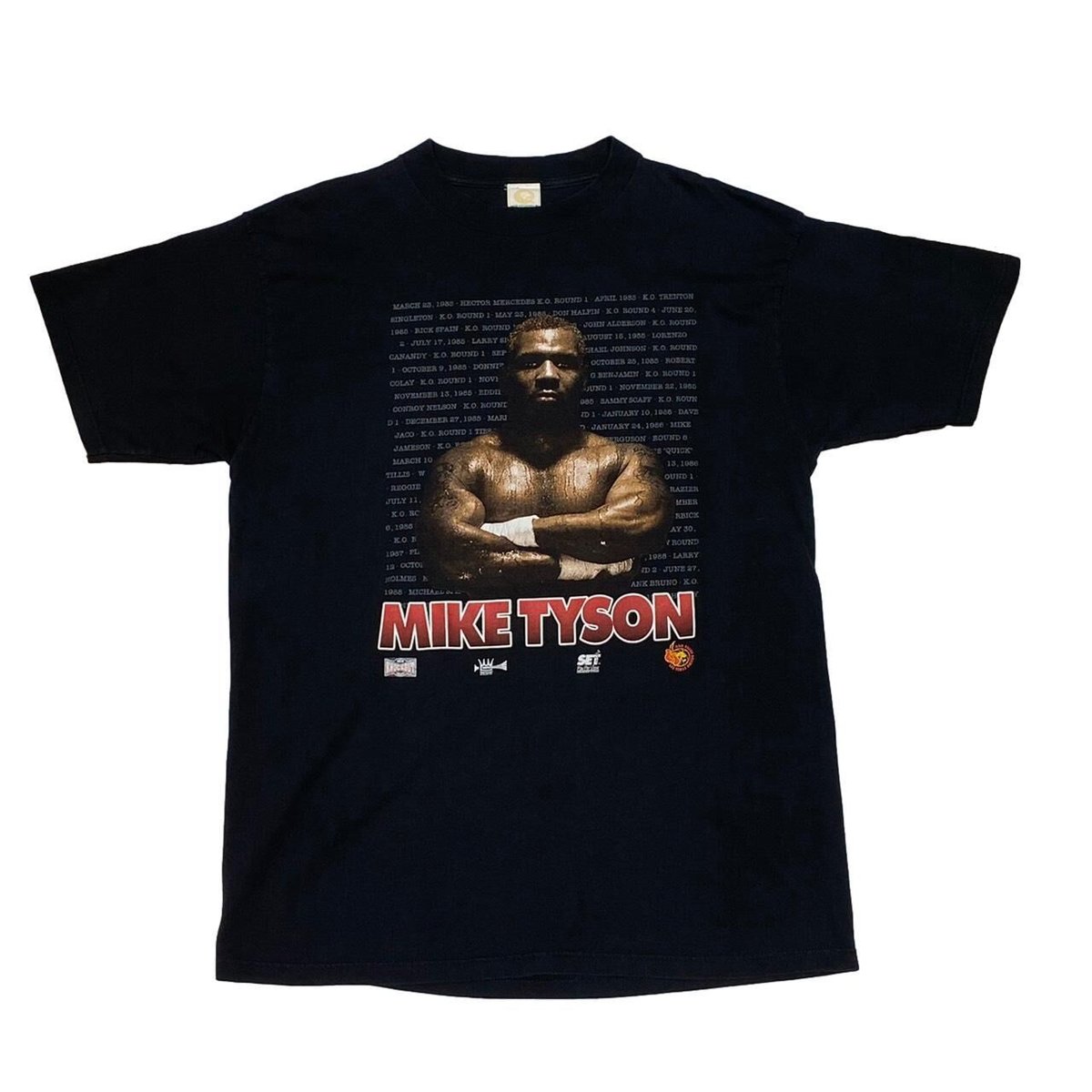 MIKE TYSON 1995 MGM GRAND GARDEN HE'S BACK TEE FITS XL 8240
