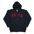 RED HOT CHILI PEPPERS PHCP OLD ENGLISH ZIP UP HOODIE ALSTYLE LARGE 2591