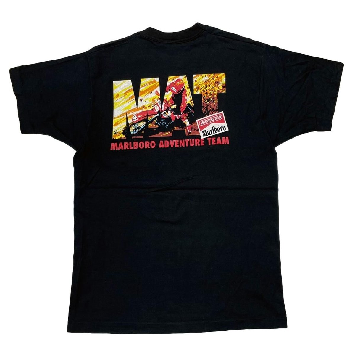 Marlboro MAT MARLBORO ADVENTURE TEAM MOTORCYCLE POCKET TEE FREE 3941