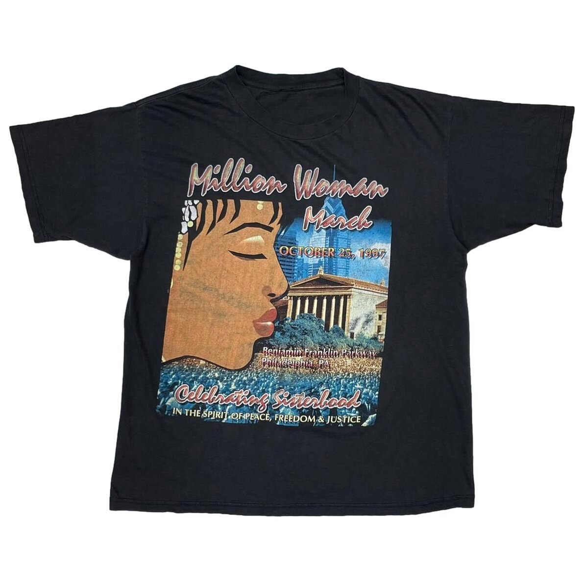 MILLION WOMAN MARCH 1997 POWER OF SISTERHOOD RAP DESIGN FITS XL 1669