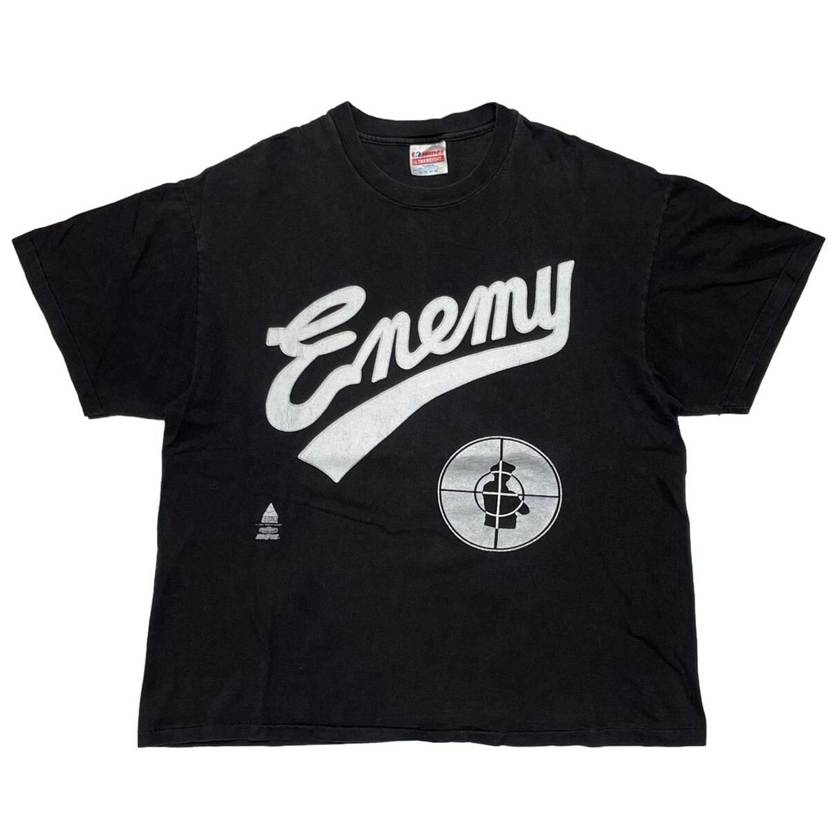 PUBLIC ENEMY 1991 TARGET LOGO HANES XL 2496