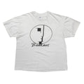 BAUHAUS 90's CIRCLE FACE LOGO WHITE HANES XL 3799