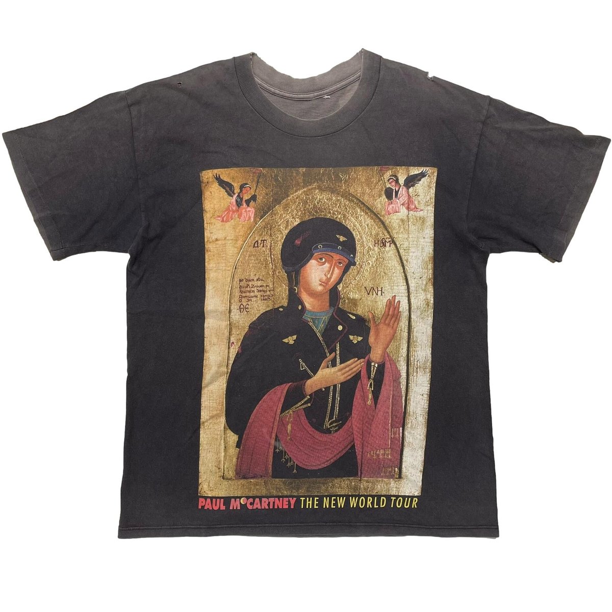 PAUL McCARTNEY THE NEW WORLD TOUR BIKER LIKE AN ICON FITS XL 9144