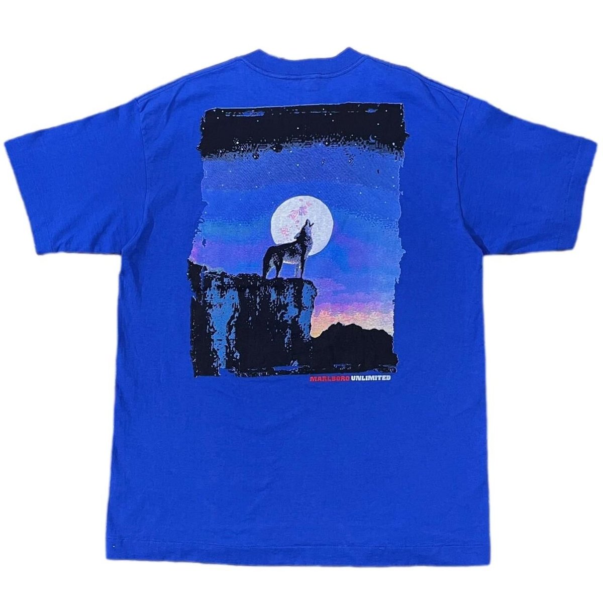 Marlboro UNLIMITED COYOTE POCKET TEE BLUE FITS L-XL 2