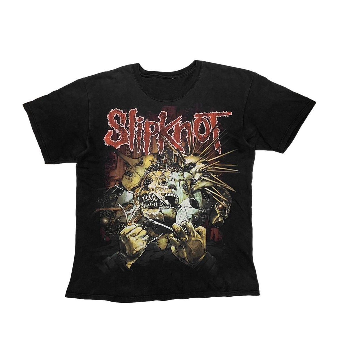 SLIPKNOT SHAVE THE MASK TEE FITS LARGE 0662