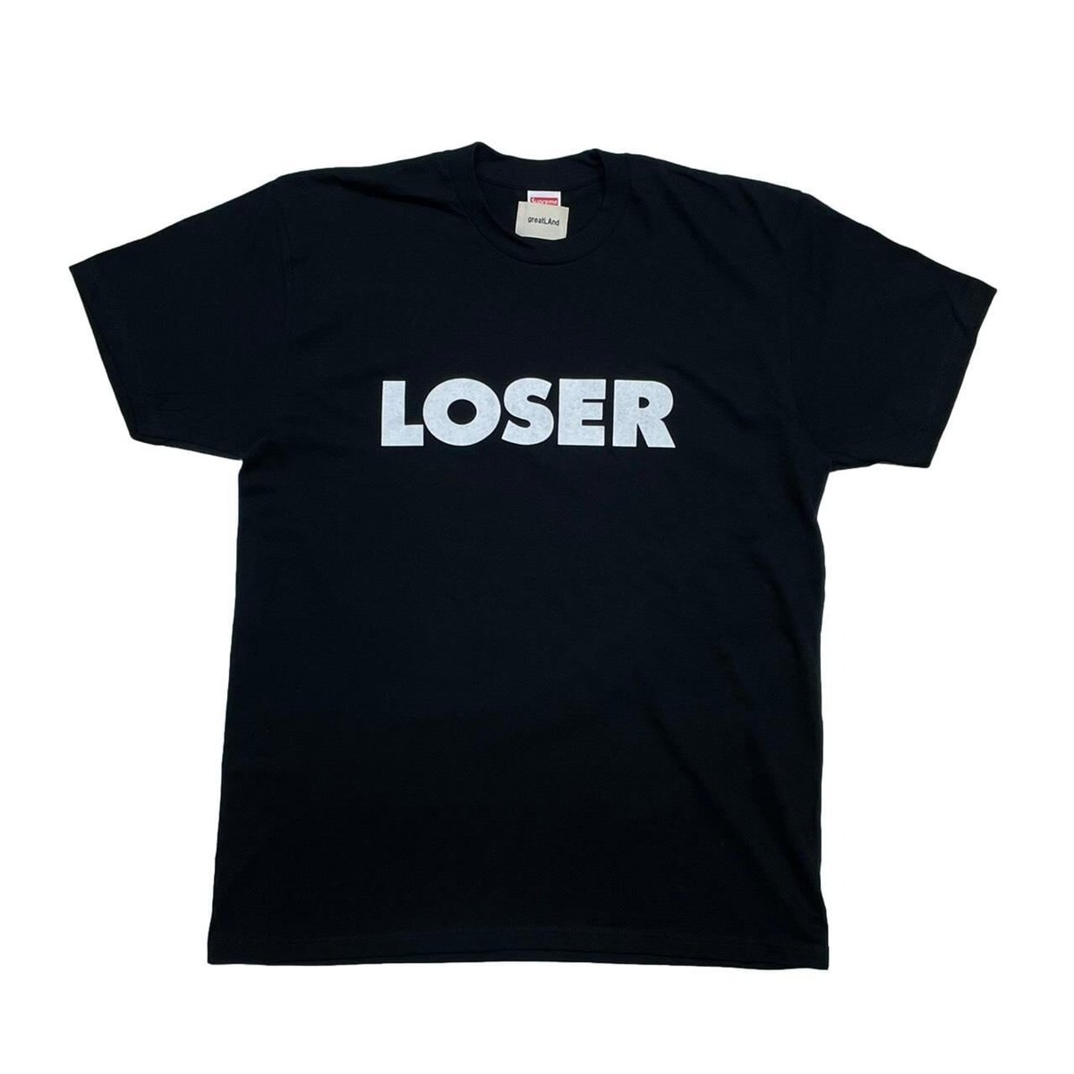 greatLAnd ORIGINAL LOSER LOGO SS TEE BLACK