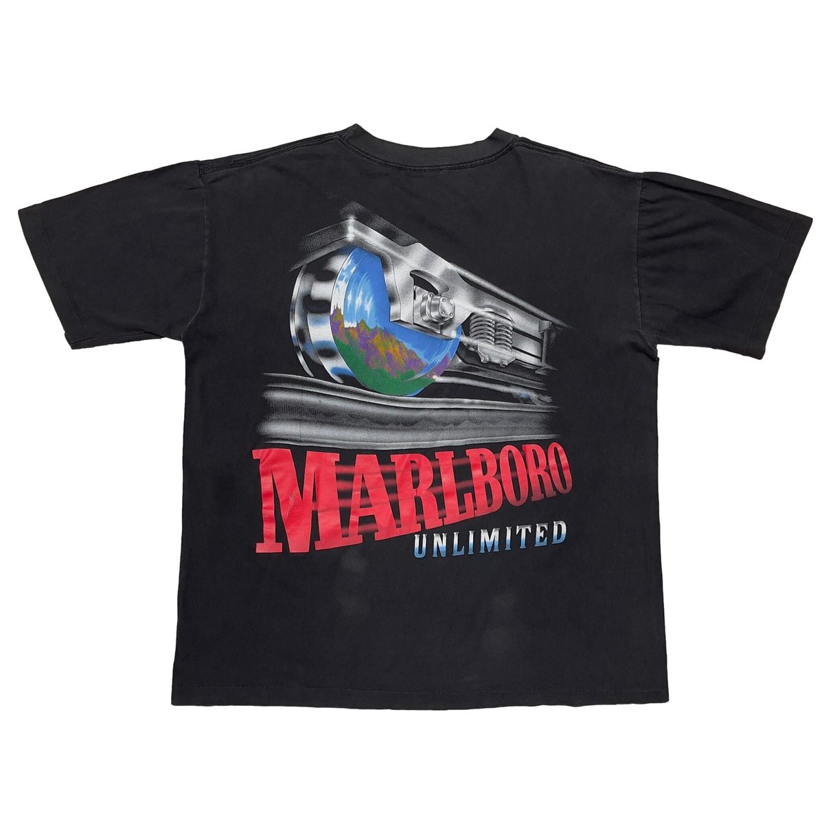Marlboro UNLIMITED RAILROAD POCKET TEE FITS XL 1153