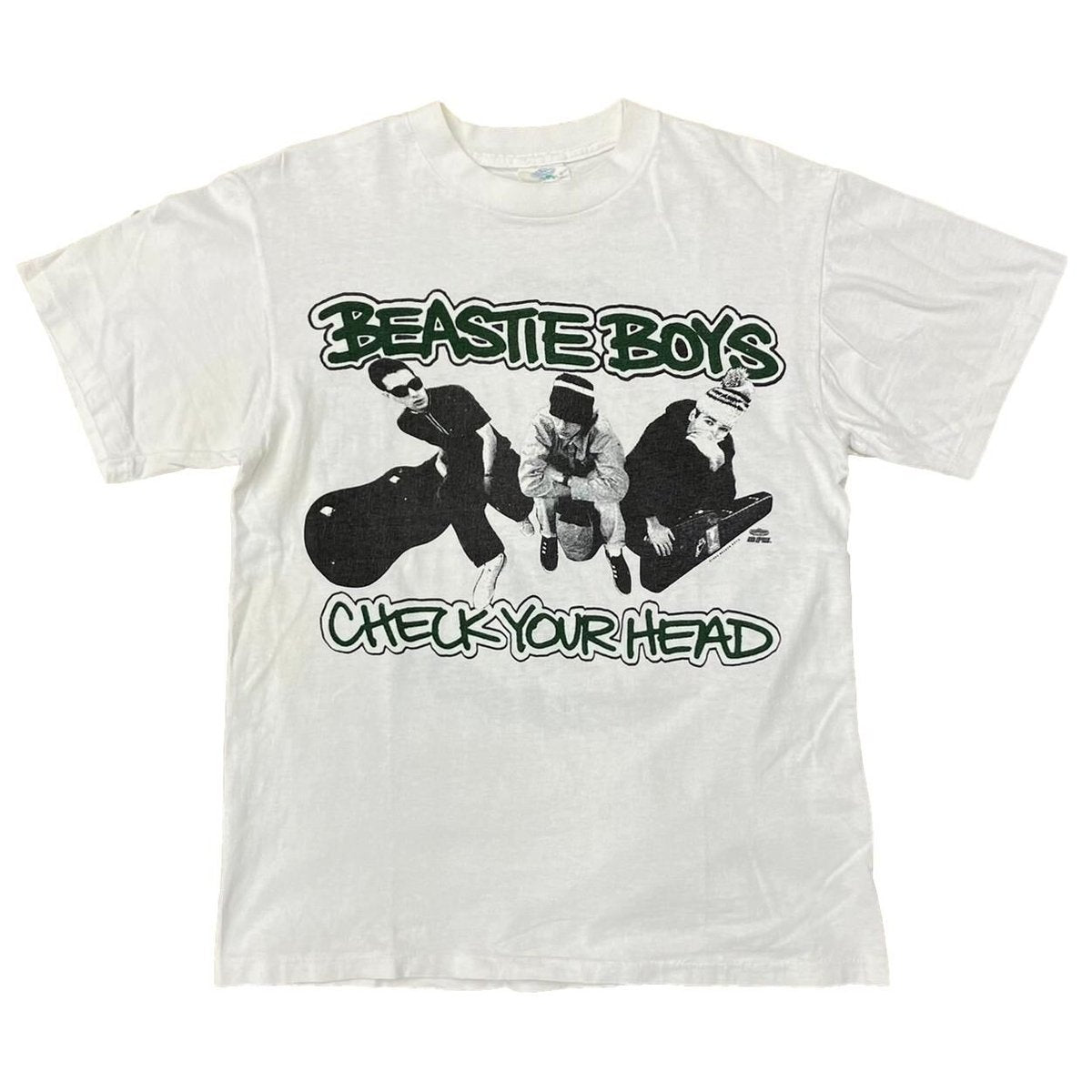 BEASTIE BOYS 1992 CHECK YOUR HEAD WHITE WINTER LAND MEDIUM 8910