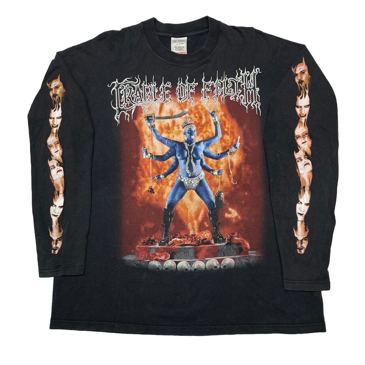 CRADLE OF FILTH 2000 DESTROYER OF WORLDS LS SCREEN STARS XL 5820