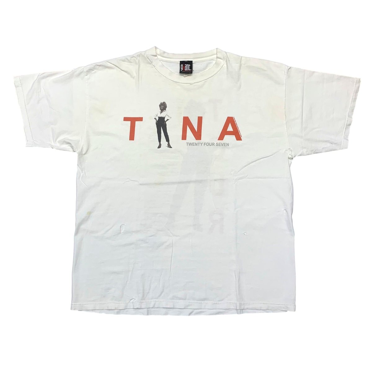 TINA TURNER TWENTY FOUR SEVEN TOUR TEE GIANT XXL 3212