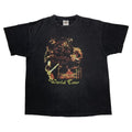AERO SMITH 1997 9 LIVES WORLD TOUR DOUBLE SIDE PRINT TEE TULTEX XL 0353