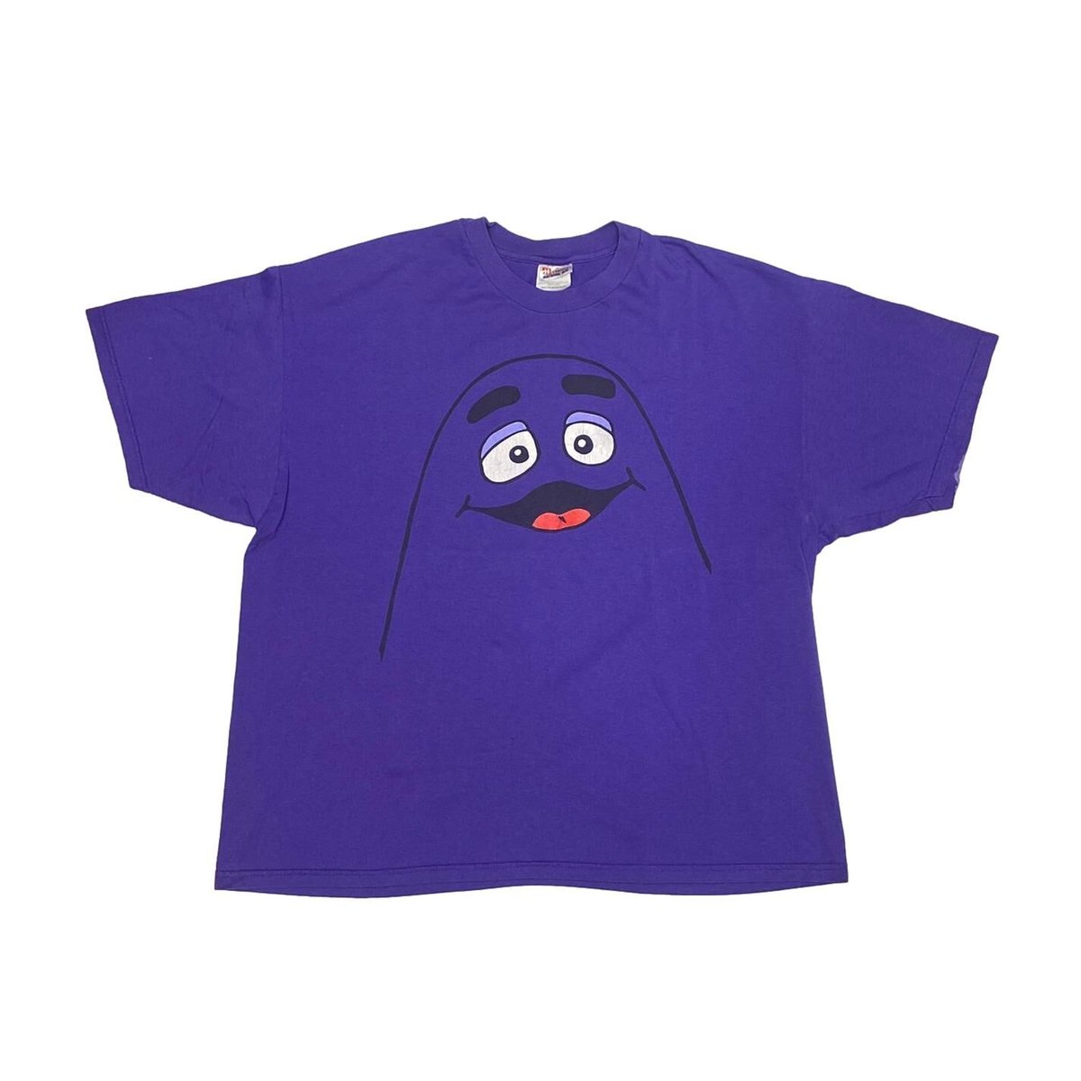 McDONALD'S GRIMACE TEE PURPLE HANES XXL 2546