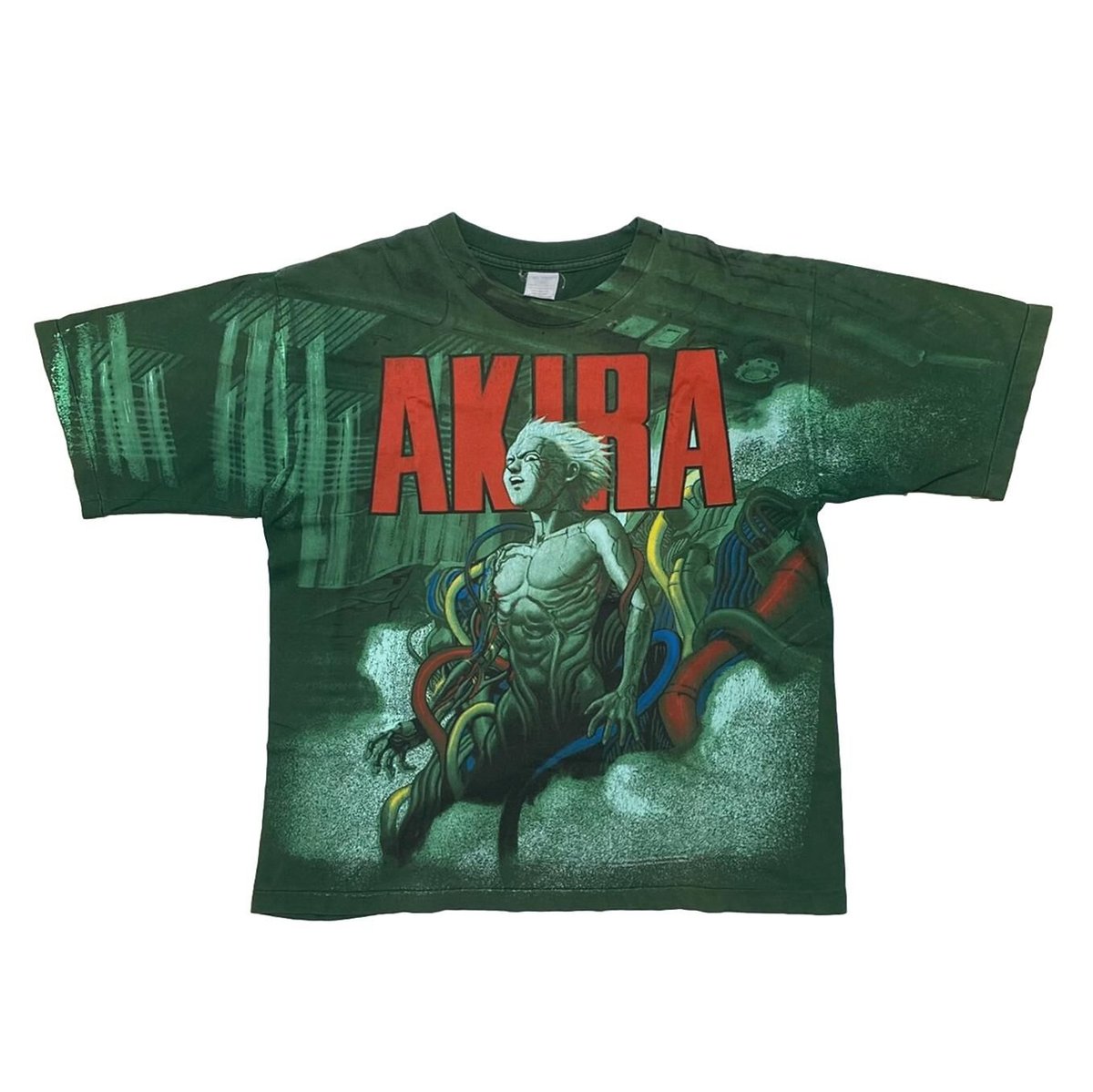[MORE SALE] AKIRA 1993 OVP TETSUO TEE GREEN EURO XL 7340