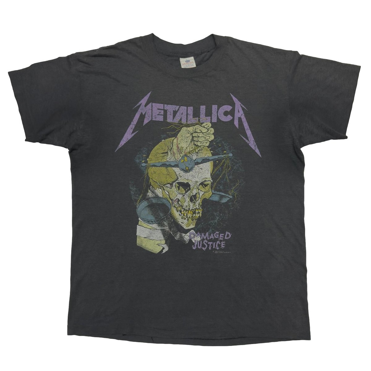 METALLICA PUSHEAD 1988 DAMAGED JUSTICE XL 2024